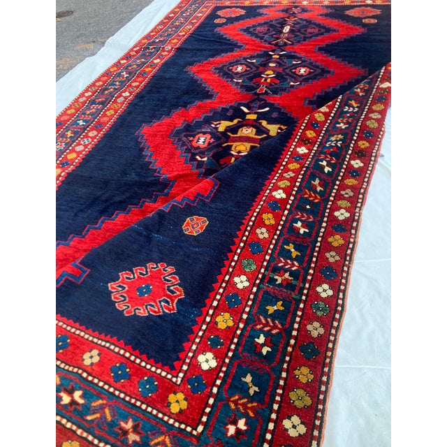 Antique Borchalu Kazak Caucasian Rug 6'3" X 11' Circa 1870 For Sale - Image 15 of 18