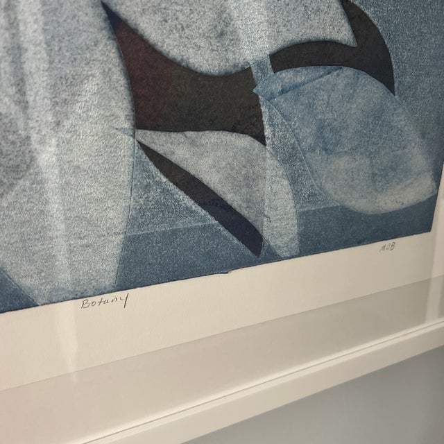 2020s Original Signed Abstract Floral Monotype Print “Botany” For Sale - Image 5 of 7