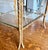 70’s Gilt Painted Hollywood Regency Two Tier Side Table For Sale - Image 9 of 11