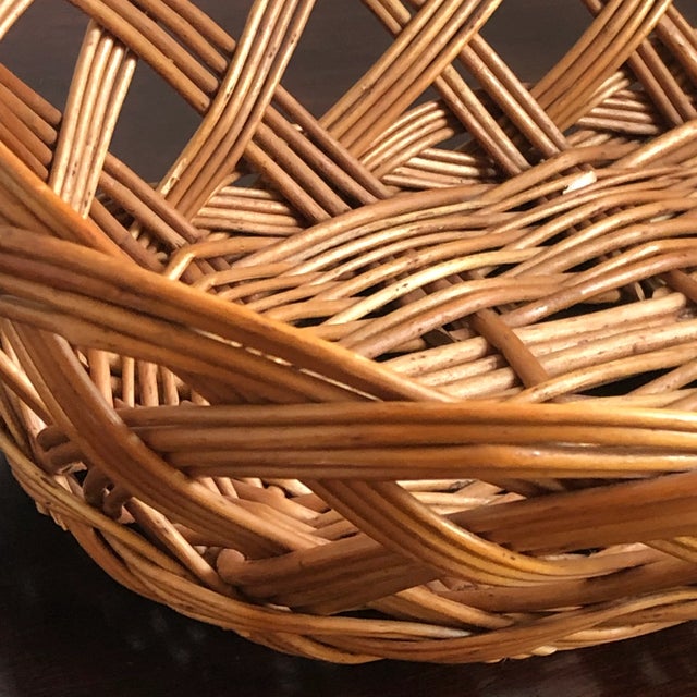 Large Mid-20th Century European-Style Bread Basket For Sale In Baltimore - Image 6 of 11