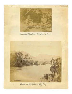 Ancient Views of the Strait of Magellan - Vintage Print - 1880s