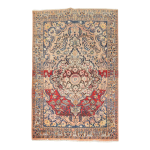 Vintage Zabihi Collection Persian Bakhtiari Rug