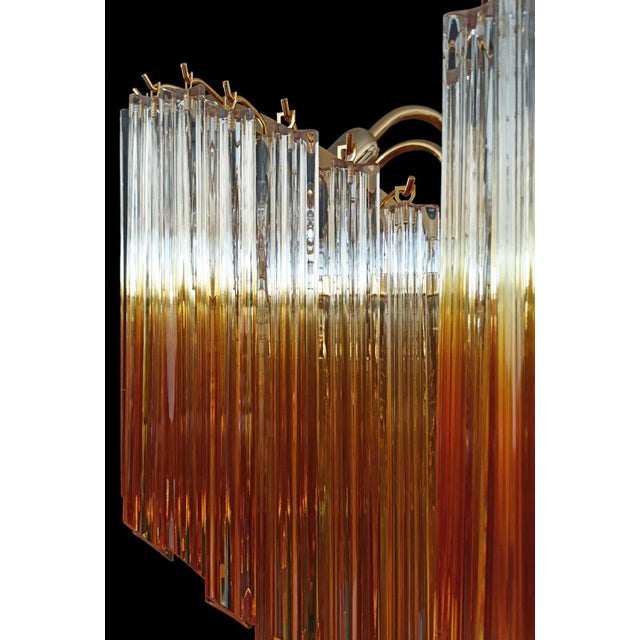 Vintage Murano Glass Chandelier, 1980 For Sale - Image 13 of 18