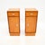 A sleek and stylish pair of Art Deco satinwood and walnut bedside cabinets. They were made in England, they date from the...