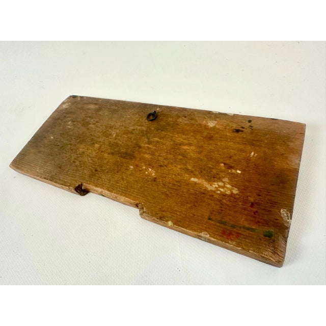 Late 19th Century Antique Slovenian Folk Art Beehive Front Board, 19th Century, 1892 For Sale - Image 5 of 8