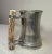 Vintage Handmade Polished Pewter Natural Stag Horn Glass Drinking Mug Stein Cup For Sale - Image 4 of 11