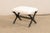 English English 19th Century Stool with Turned X-Style Legs For Sale - Image 3 of 10