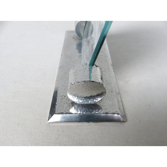 Art Deco Hammered Aluminum Picture Frames, 1930s For Sale - Image 9 of 14