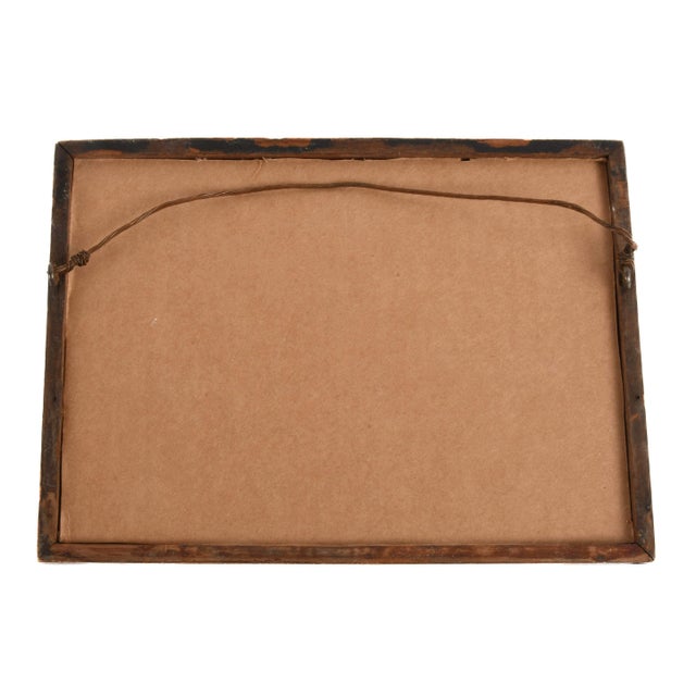 Early 20th Century Framed Signed Wallace Nutting Hand-Colored Print For Sale - Image 5 of 10