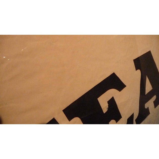 Gray Large French Art Deco Advertising Poster by Henry Le Monnier, Paris, 1933 For Sale - Image 8 of 9