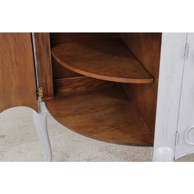 Henredon Custom Painted Finish Sideboard Cabinet For Sale - Image 9 of 18
