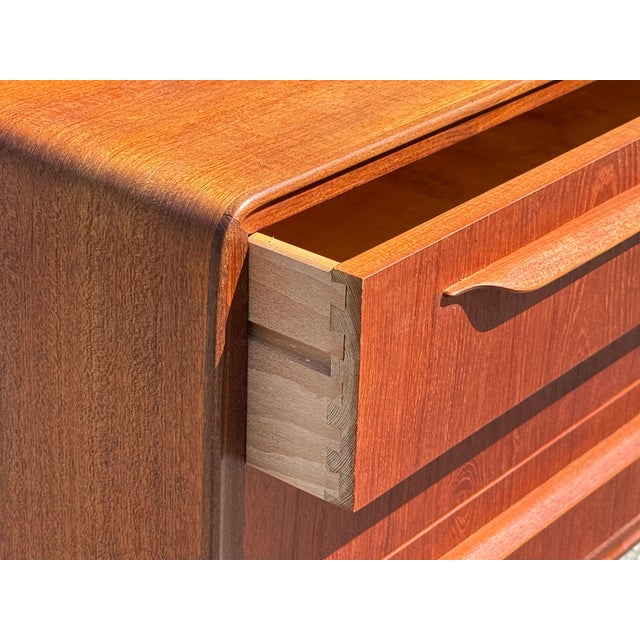 Teak Dresser attributed to Johannes Andersen, 1960s For Sale - Image 10 of 15
