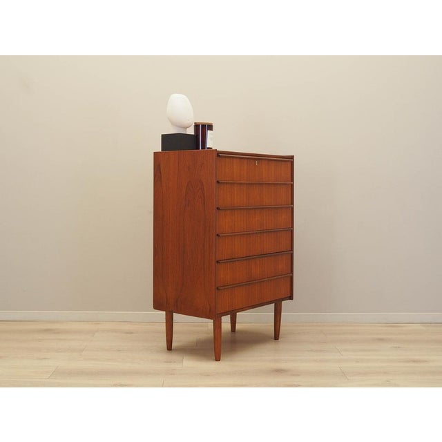 1970s Danish Teak Chest of Drawers, Denmark, 1970s For Sale - Image 5 of 13