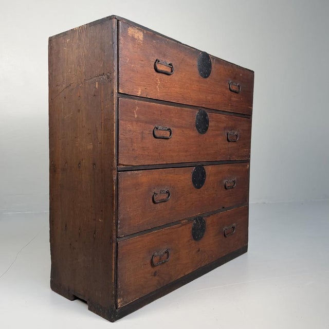 Antique Japanese Ko-Dansu Chest of Drawers, 1900s For Sale - Image 4 of 10