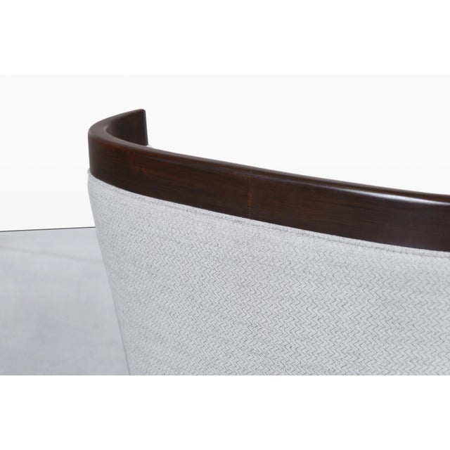 Mid-Century Modern Sculptural Walnut Lounge Chairs After Erwin Lambeth For Sale - Image 11 of 12