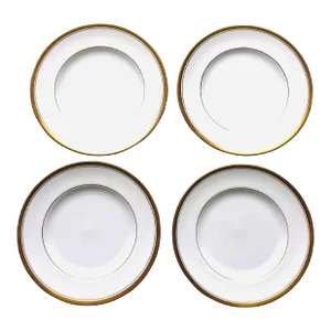 Vintage Royal Worcester Fine China "Viceroy" Pattern Bread Plates S/4