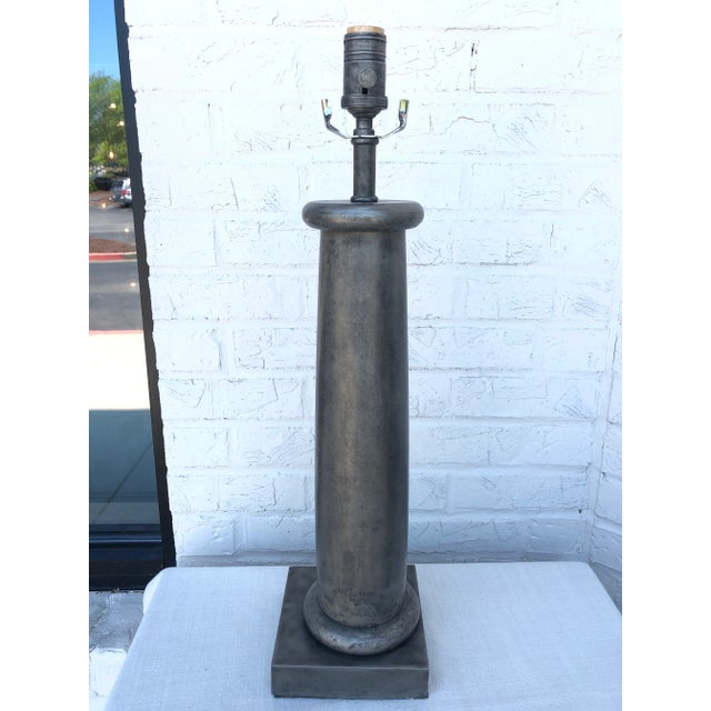 Late 20th Century Visual Comfort Large Classic Column Lamp For Sale - Image 10 of 10