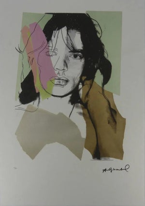 After Andy Warhol, Mick Jagger, 1980s, Lithograph