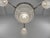 Verreries des Hanots Cherrier & Besnus & Hanots French Art Deco Chandelier 1930s - Stepped Glass & Nickel For Sale - Image 4 of 12