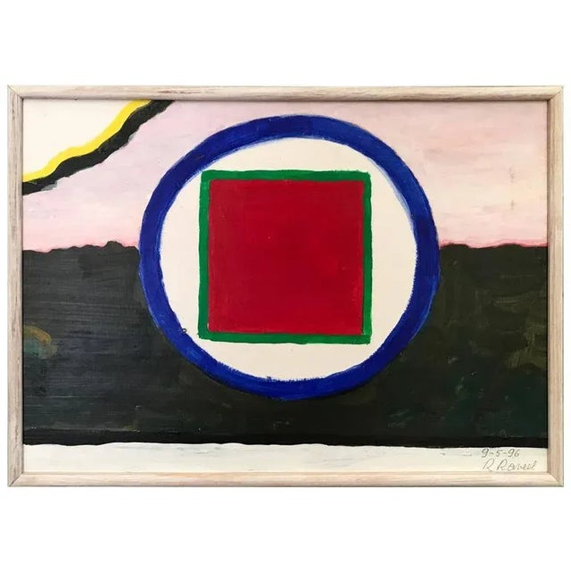 1990s Roger Raveel, Complementaire Avond, 1996, Oil on Panel For Sale - Image 5 of 5