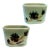 Mid 20th Century Modern Porcelain Cachepot Pair by F. Joseph Von Tury For Sale