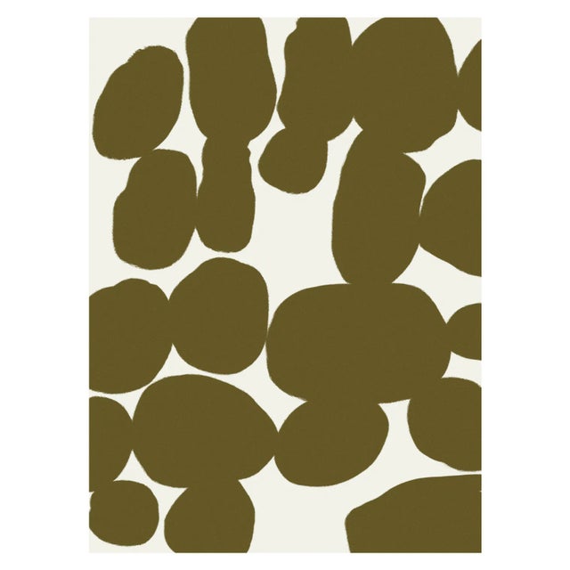 Contemporary Abstract Khaki Giclee Print For Sale - Image 6 of 6