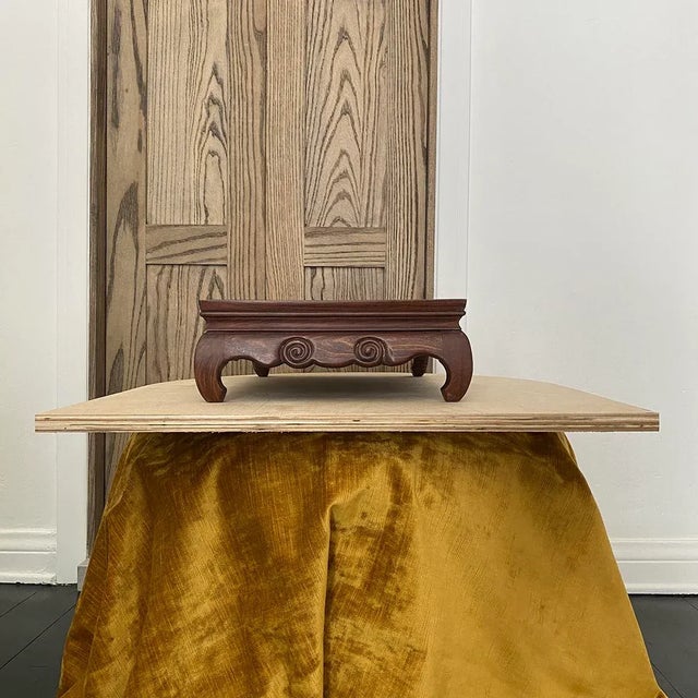 Mid 20th Century Mid 20th Century Asian Swirl Display Stand A For Sale - Image 5 of 13