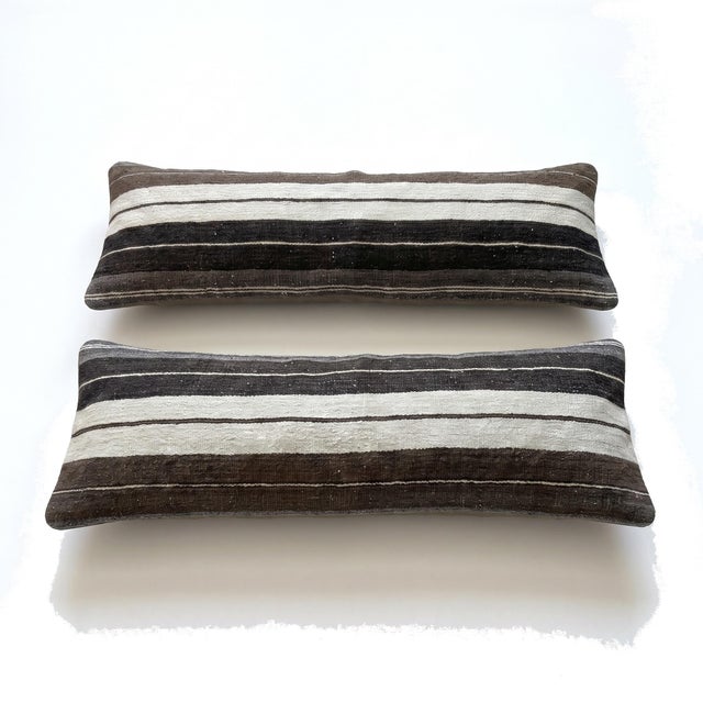 This beautiful 16'' X 47'' pillow cover set was made from authentic Turkish Kilim pieces. Bright colors of wool adorn the...