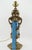 Antique 19th Century French Longwy Enameled Lamp Base With Ormolu Mounts For Sale - Image 9 of 11