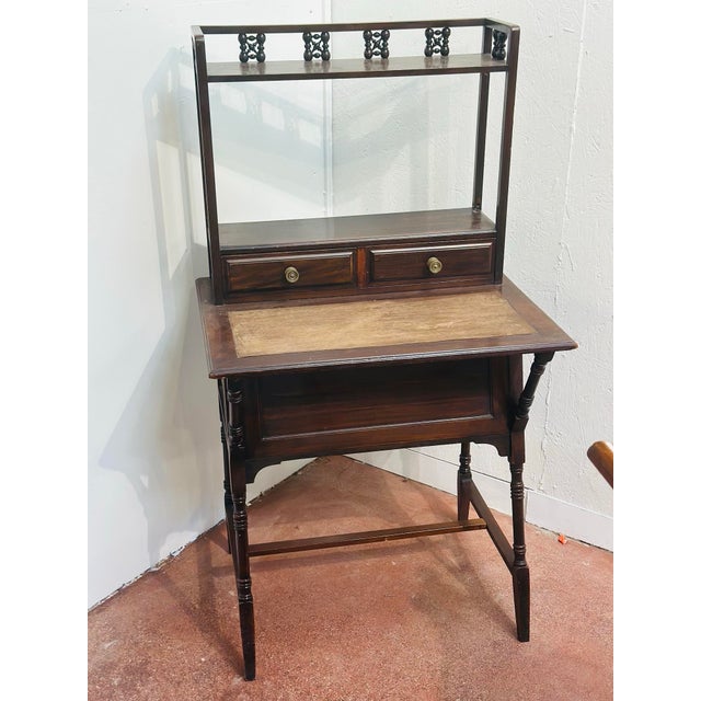 Antique English Desk For Sale - Image 4 of 10