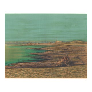 1959 Jean Carzou Lithograph "La Mer Morte" For Sale