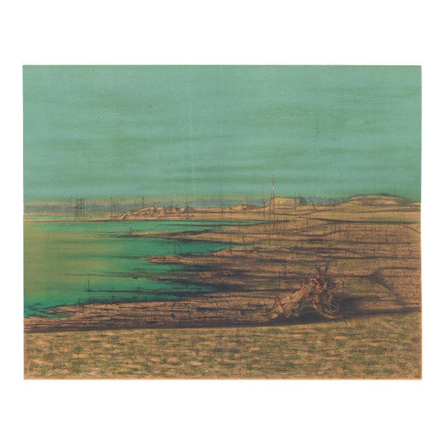 1959 Jean Carzou Lithograph "La Mer Morte" For Sale
