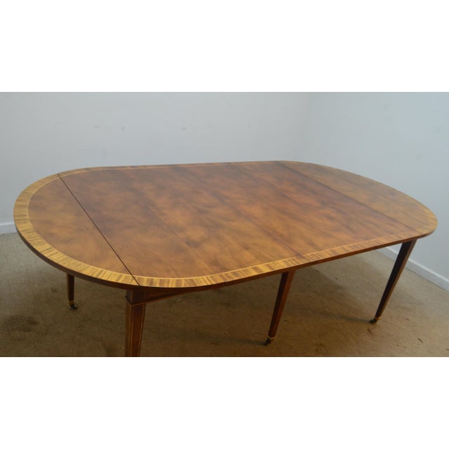 Brown Baker Mahogany Dining Table For Sale - Image 8 of 10