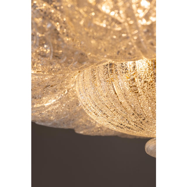 Murano Glass Hanging Lamp from Barovier & Toso, 1980s For Sale - Image 13 of 15