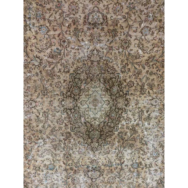 Vintage Middle Eastern Hand-Knotted Rug For Sale - Image 6 of 9