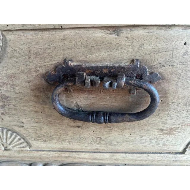 18th Century Italian Walnut Commode in Distressed Baroque Style For Sale - Image 9 of 12