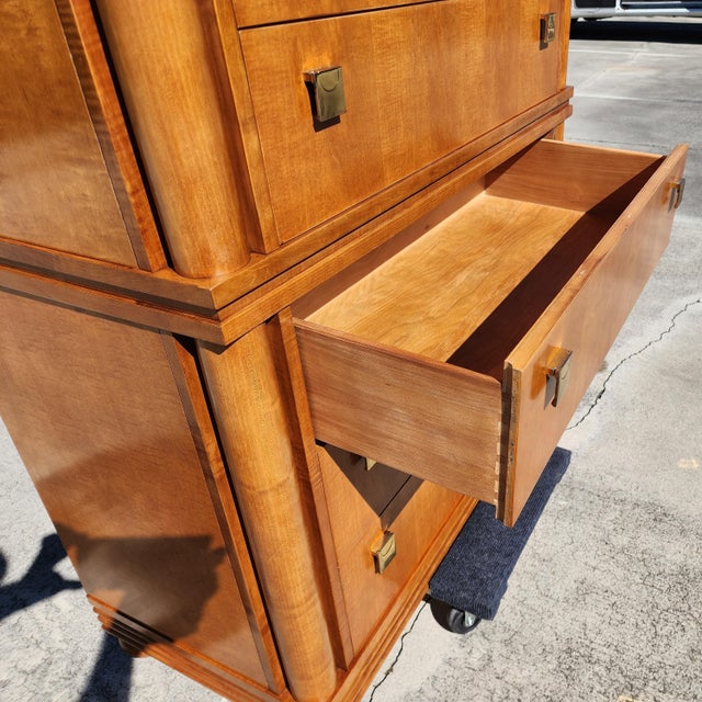 1980s Hickory White Biedermeier Dresser From Genesis Collection For Sale - Image 9 of 17