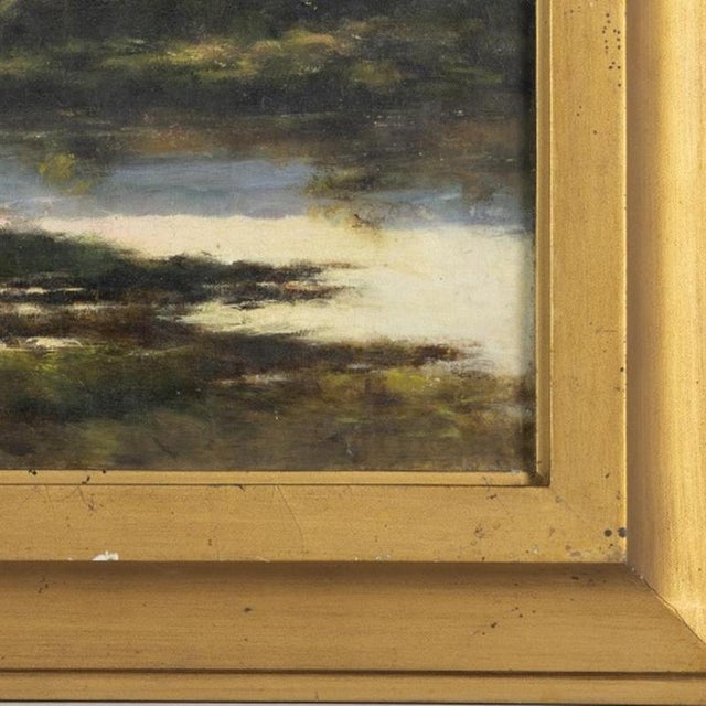 Júlio Ramos, River Landscape, Oil Painting For Sale - Image 5 of 6