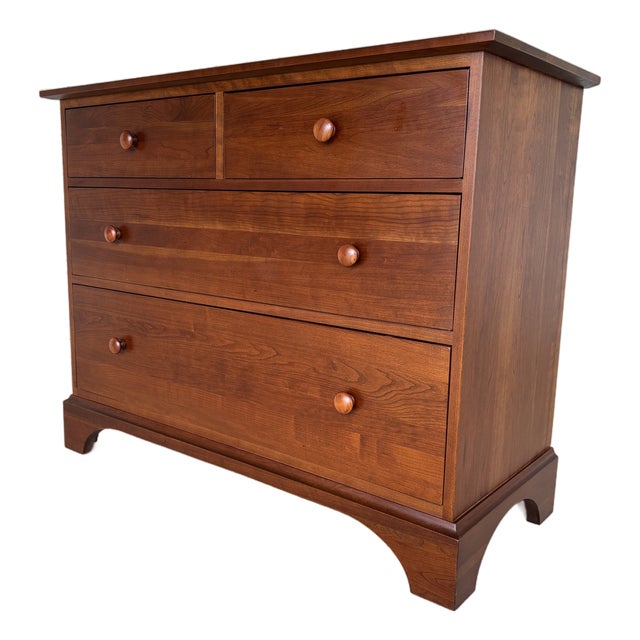Ethan Allen American Impressions 4 Drawer Cherry Bachelor Chest - (224) For Sale