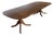 Vintage Georgian Style Mahogany Double-Pedestal Extension Dining Table For Sale