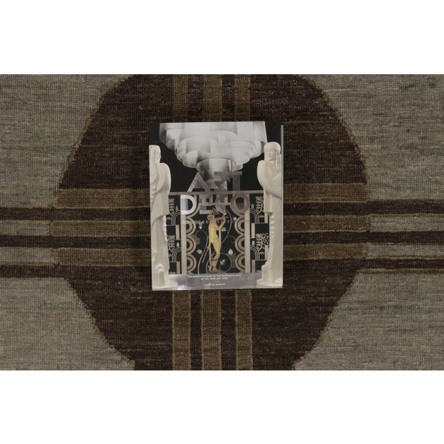 Contemporary Art Deco Style Geometric Wool Rug by Rug & Kilim, India For Sale - Image 9 of 10