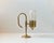 Vintage Maritime Oil Lamp in Brass & Glass from Cawa, Denmark, 1970s For Sale - Image 4 of 8