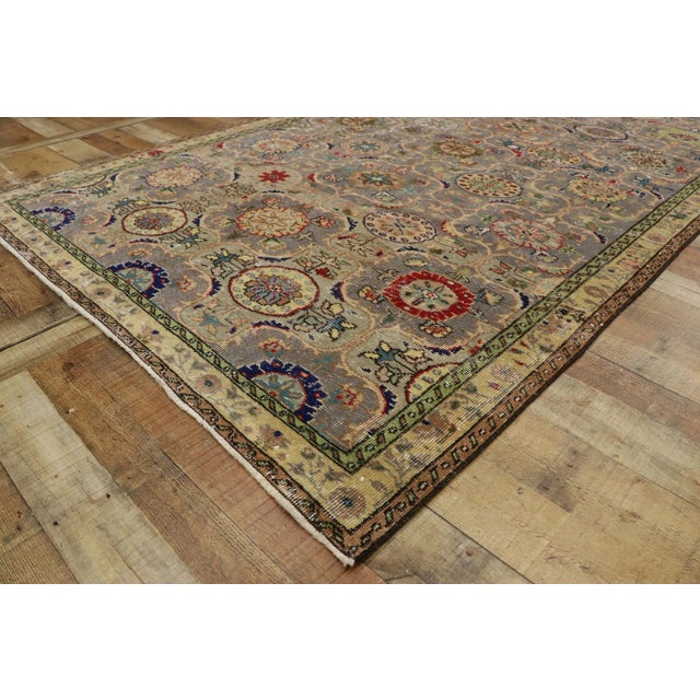 Textile Vintage Turkish Sivas Rug, 05'07 X 09'06 For Sale - Image 7 of 10
