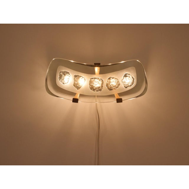 Fontana Arte Wall Lights Model 1598 attributed to Max Ingrand for Fontana Arte, Italy, 1956, Set of 2 For Sale - Image 4 of 13