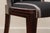 Wood 1930s Set of Six French Walnut Art Deco Dining Chairs For Sale - Image 7 of 10