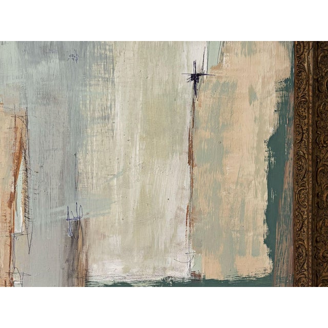 "Matcha" is an original abstract painting inspired by the quiet of a tea ceremony. Whisked greens blend with warm browns,...