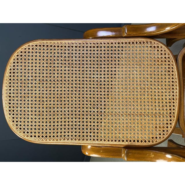 Rustic Vintage Thonet Rocking Chairs, 1960s For Sale - Image 3 of 13