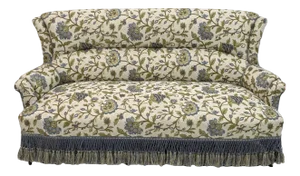 Napoleon III Brocade Sofa, 19th Century