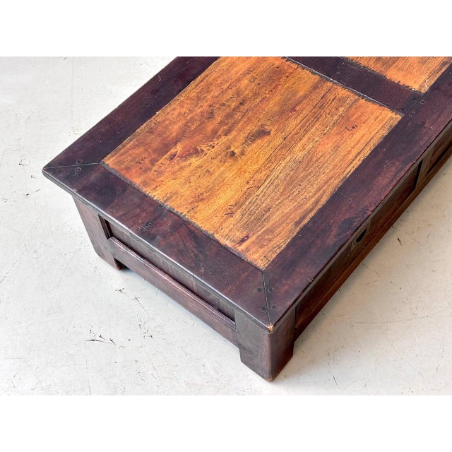 Colonial Coffee Table with Drawers For Sale - Image 11 of 16