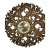 Vintage MCM Hollywood Regency Welby 8 Day Wall Clock For Sale